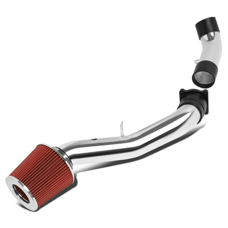 For 2003 to 2006 Nissan 350Z Lightweight Hi -Flow Cold Air Intake System+Red Cone (Best Cold Air Intake For 350z)