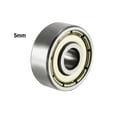 thumbnail image 3 of Deep Groove Ball Bearing 624Z Single Shield, 4mm x 13mm x 5mm Chrome Steel 10Pcs, 3 of 4