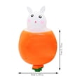 thumbnail image 4 of Sensory Squeeze Toys, Sensory Squeeze Toys, 3.5X2 In, Orange, White Rabbit, Sensory, 1 Pc, 4 of 6
