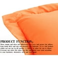 thumbnail image 2 of King Pillow Shams, Set of 2, 100% Brushed Microfiber, Soft and Cozy, Wrinkle, Fade, Stain Resistant (King, Orange), 2 of 6