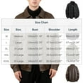 thumbnail image 3 of YueHuiYing Men's Lapel Leather Jacket Solid Color With Zipper Pockets Stylish Long Sleeve Biker Coat Casual Outwear Jackets, 3 of 7