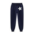 thumbnail image 3 of Busydd 2 Piece Sets for Women Fall Fashion Loose Star Print Sweatsuits Casual Hoodies and Elastic Waist Sweatpants with Pockets Vacation Outfits for Women, 3 of 4