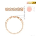thumbnail image 5 of ANGARA Natural Diamond Leaf Cutout Wedding Band in 14K Rose Gold for Women (Size-1.6mm| Color-G| Clarity-VS2) | April Birthstone, Anniversary, Jewelry Gift for Women | Natural Diamond Ring, 5 of 9