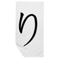 thumbnail image 1 of Japanese Hiragana Character RI Bath Towel Soft Washcloth Facecloth 35x70cm, 1 of 3