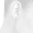 thumbnail image 5 of 14K Yellow Gold Round Cut Diamond Solitaire Studs 4 Prong Basket Earrings 1/2 CT, 5 of 5