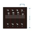 thumbnail image 1 of Keyboard Piano Learner Decals Stickers Music Universal Note Piano88/61/54/49Key Musical Instrument, 1 of 8