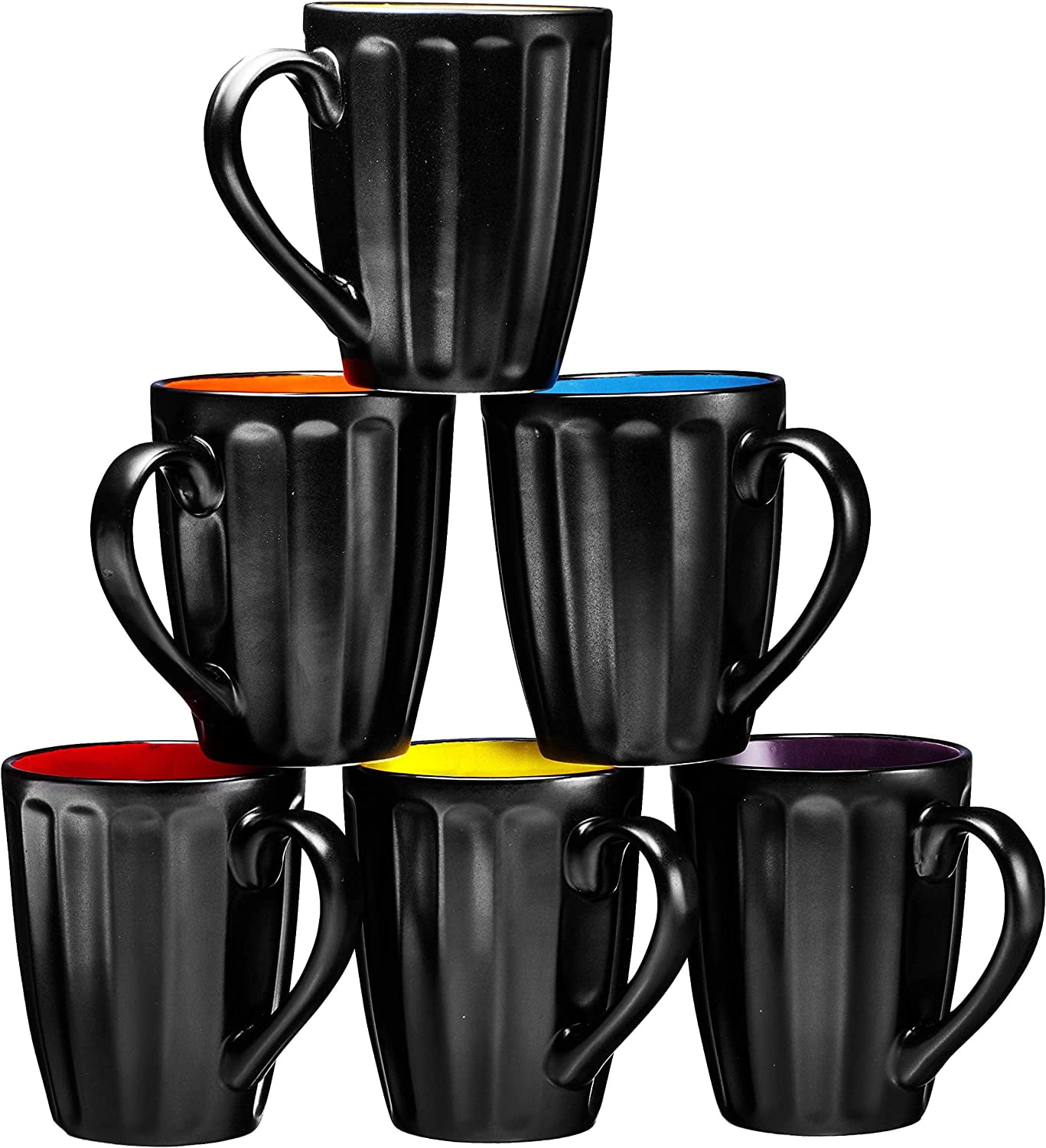 Bruntmor Monochrome Square Handle 16 Oz Coffee Cups (Large, Pack of 4),  Large (Pack of 4) - Kroger