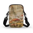 thumbnail image 2 of HELLHERO Mushroom Adjustable Crossbody Bag Polyester with Shoulder Strap Underarm Shoulder Bag for Daily Commute or Casual Outings, 2 of 7