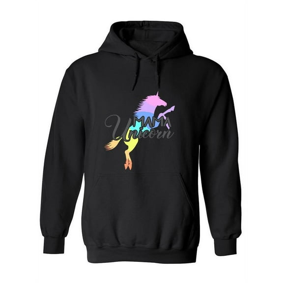 Mama Unicorn Hoodie Women -Image by Shutterstock, Female Large