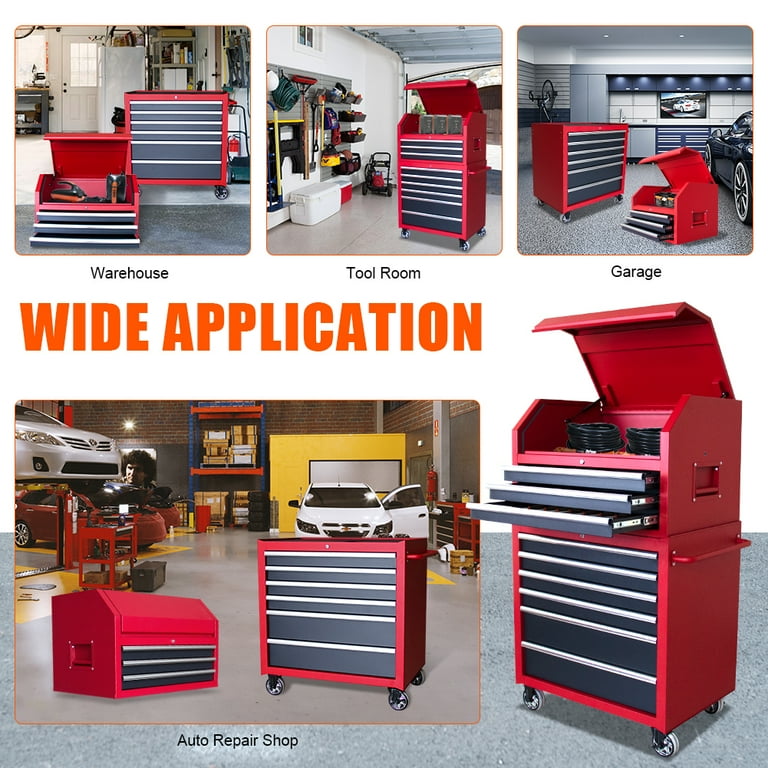 36 inch tool clearance chest combo