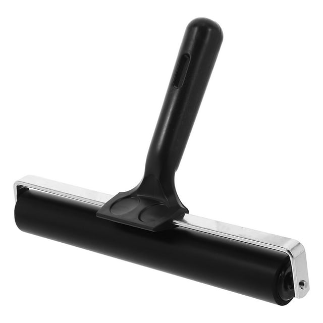 KAKOWELY rubber tape roller Ink Stamping Tools Ink Roller Applicator Rubber Printmaking Roller Hard Rubber Rolling Tools for Craft Printing Art Projects Accessories