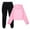 Pink, variant on Baby Girl Outfits 0-3 Months Sets Plain Print Children Clothes Girls Size 10-12 Tight Fit Outerwear Clothing Set for Girls with Zipper Pockets Blue,5-6 Years