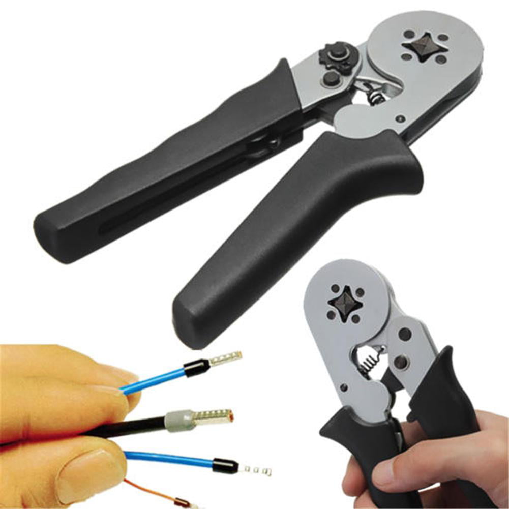 Details about   1*Self-adjustable Wire Cord Crimper Plier Terminal Crimping Hand Tool 0.08-6mm² 