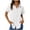 White, variant on Vivianyo HD Women's Collared Quick Dry Sun Protection Tops, Button Short Sleeve Solid Athletic Hiking Shirts for Women, Women's Light Blue, Sizes S-3XL