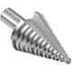 thumbnail image 1 of Broca avellanadora escalonada Broca escalonada Hss Avellanador cónico de doble ranura 5-35 mm 13 pasos Vástago redondo Taladro escalonado Agujeros de corte Herramienta para destornillador Dr, 1 of 4