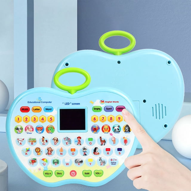 Tabletas de aprendizaje para niños, palabras del alfabeto, tableta de aprendizaje para niños, juguete para niños y niñas