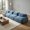 Blue, variant on Demi Bonn 4-Seat Modular Sofa, Soft Corduroy Fabric, 32D High-Resilience Sponge, Pet-Friendly & Ergonomic, Vacuum Compressed, Free Combination, No Assembly, for Bedroom Study, Blue