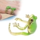 thumbnail image 2 of Último Anillo De Rana Arbórea Anillo De Rana Arbórea Ajustable Anillo De Rana Abierto Anillo De Rana Delicado Con Forma De Rana Joyería, 2 of 8