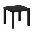 thumbnail image 4 of Furinno CLASSIC Side Table, Square Modern End Table with 1.8 Thick Tabletop, Simple Night Stand, Bedside Table, Toolless Assembly, for Living Room, Bedroom, Black, 4 of 7