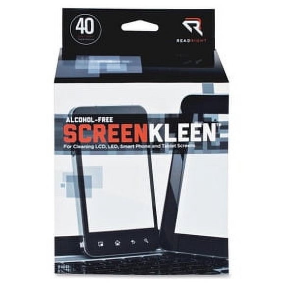 Read Right Alcohol-free LCD ScreenKleen Wipes