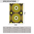 thumbnail image 3 of Wukai Yellow Mandala Garden Flags Double Sided Welcome Garden Yard House Flags Outside Outdoor House (Only Flag), 3 of 8