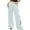 Light Blue, variant on biudgviw High Waisted Pants for Women Comfy Wide Leg Pants Winter Warm Athletic Training Jogger Trousers