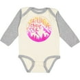 thumbnail image 3 of Inktastic Gatlinburg, Tennessee- Mountains in Sunrise Colors Boys or Girls Long Sleeve Baby Bodysuit, 3 of 5