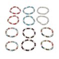 thumbnail image 1 of Pulsera De Cuentas, Elegante Y Elegante Pulsera Elástica Exquisita De 8 Mm Para Mujer Para Una Cita, 1 of 7