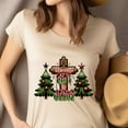thumbnail image 4 of The Real Gift is Jesus Graphic T-Shirt with Cross and Trees, White, Size 2XL, 4 of 6