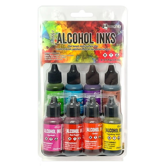 Ranger Tim Holtz Alcohol Inks 8 Pack TAK79385B