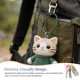 thumbnail image 4 of 200 PCS Keychain 5.9 Inches Wire Ring 0.059 Inches Thickness Cable Loop Ring for Hanging Luggage Tag Key and ID Card Multicolor, 4 of 12