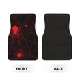 thumbnail image 2 of Vsdgher Red Spider On The Web Car Foot Mat Set of 4 Pieces Universal Floor Liner Car Accessories Fits Most Cars, Trucks, Vans, sedans, SUV, 2 of 7