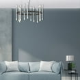 thumbnail image 3 of Dainolite - Derry - 24 Light Chandelier-Matte Black/Polished Chrome, 3 of 4