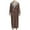Coffee, variant on Men's Shawl Collar Robes Full Length Fleece Plush Bathrobes Soft Long Spa Robe House Coat Male with Belt