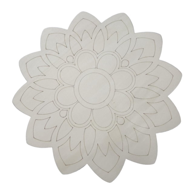Adorno de pared geométrico de madera, estilo bohemio, coleccionable, pieza de meditación creativa. Estilo D