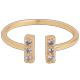 thumbnail image 1 of Anillo para Mujer con Zirconia Cúbica Ajusable LuckyLy, Modelo Altea dorado 7, 1 of 7