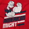 thumbnail image 2 of Popeye The Sailor Man American Might Women's T Shirt Ladies Tee Brisco Brands M, 2 of 5