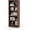Dark Cherry, variant on 72 in Tall Bookcase, Dark Cherry 31.3 in Wide Floor Standing Bookshelf, 5 Tier Large Floor Standing Display Storage Shelves with Adjustable Shelves for Living Room Hallway Home Office Bedroom