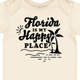 thumbnail image 4 of Inktastic Florida is My Happy Place with Palm Trees Boys or Girls Baby Bodysuit, 4 of 5