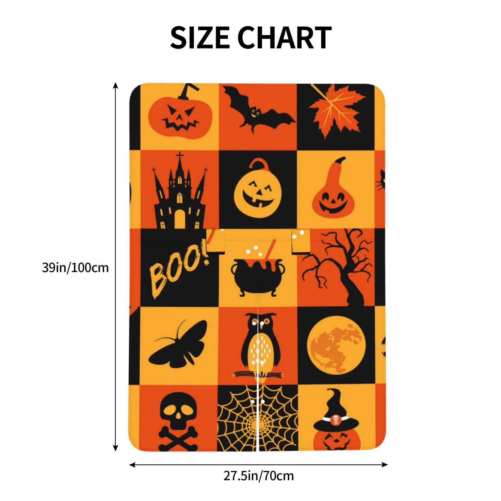 Car Seat Cover Baby - Halloween Banner Symbols Breathable Infant Car Seat Cover for Baby Carseat, Lightweight Comfort Baby Essentials Must Haves Newborn Stuff for Girl Boy