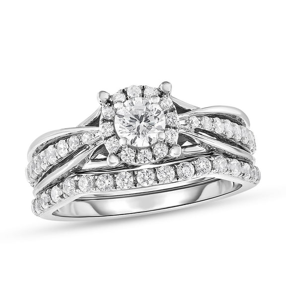 Diamaison 1/4 Cttw Natural White Diamond Contour Ring for Adult in 14Kw Gold