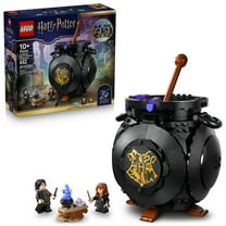 LEGO Harry Potter Cauldron: Secret Potions Classroom Building Toy for Girls & Boys - Pretend Play Set for Kids, Ages 10  - 2 Minifigures & Hermione's Otter Patronus - Gift Idea for Birthdays - 76464