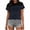 Blue, variant on yillto Women Short Sleeve Tops Crewneck Striped Basic Tee Shirts Summer Tshirt Casual Fashion Outfits