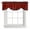 Red, variant on Tie Up Valances for Windows, Red Boho Adjustable Valance Curtains Window Treatment for Living Room/Bedroom, Vintage Ethnic Tribe Abstract Art Retro Rod Pocket Kitchen Curtains & Drapes 42x12 Inch