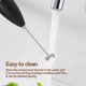thumbnail image 3 of Electric Egg Beater Milk Frother Household Whisk Mixer Black, 3 of 5
