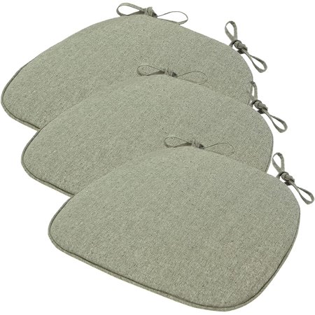 

DancePeanut Dining Chair Lacing Chair Cushion [16.9 X 16.1 X 13.7 inch:Non-Slip Kitchen Chair Cushion and seat Cushion with Upholstery (Green 3)