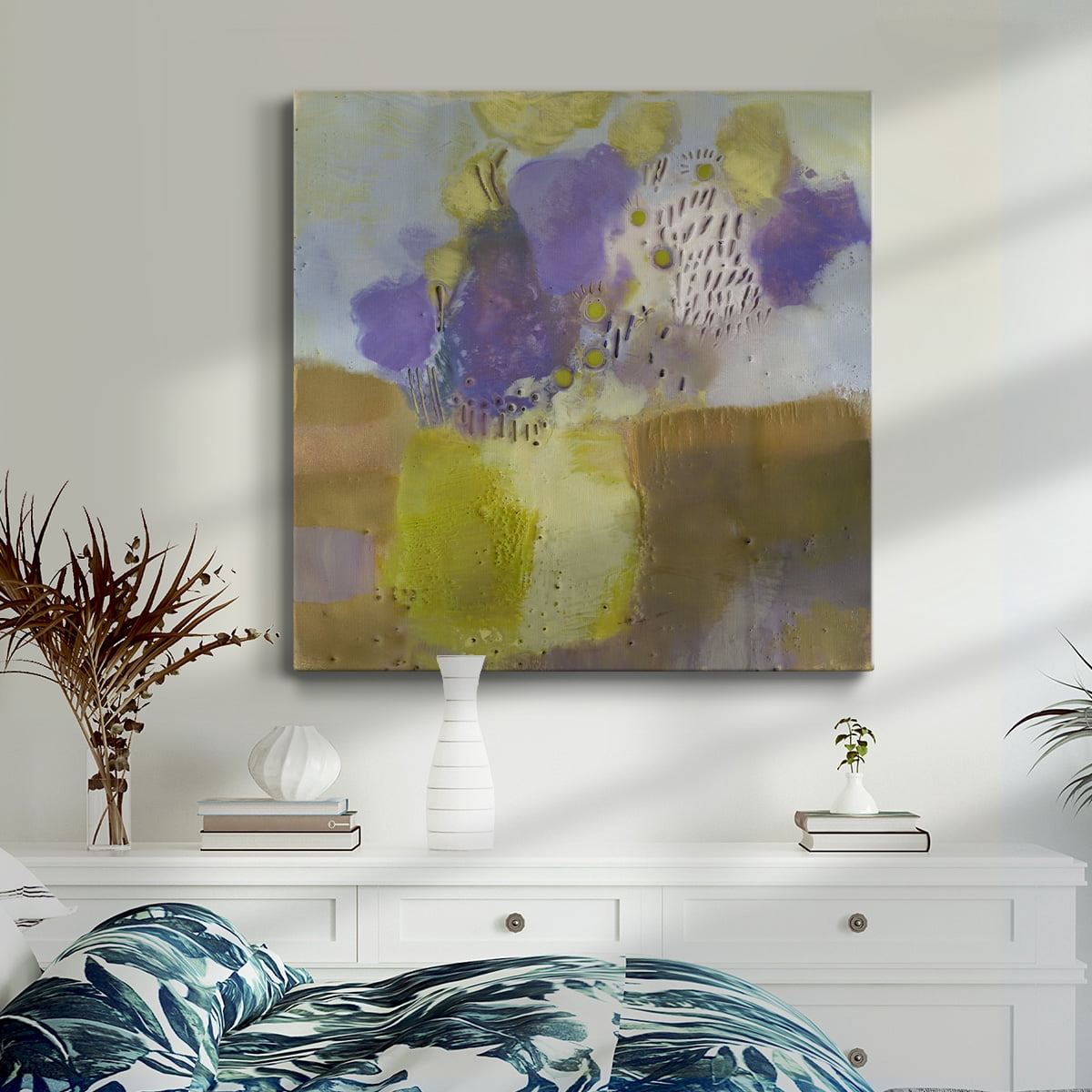 Wexford Home Blume III-Premium Gallery Wrapped Canvas, 24" x 24" - Ready to Hang
