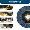 thumbnail image 5 of Benchmark Abrasives 4.5" x 7/8" High Density Jumbo Zirconia Type 29 Flap Disc 200 Pack - 60 Grit, 5 of 6