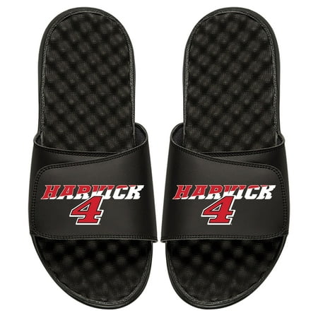 

Men s ISlide Black Kevin Harvick NASCAR Driver Stack Slide Sandals