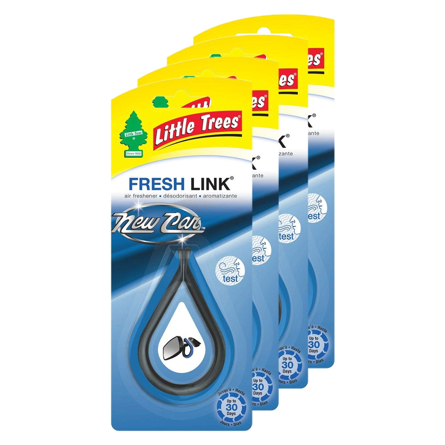 Little Trees Fresh Link Air Freshener 4 Pack New Car Walmart Com Walmart Com Little Trees Fresh Link Air Freshener 4 Pack New Car Walmart Com Walmart Com